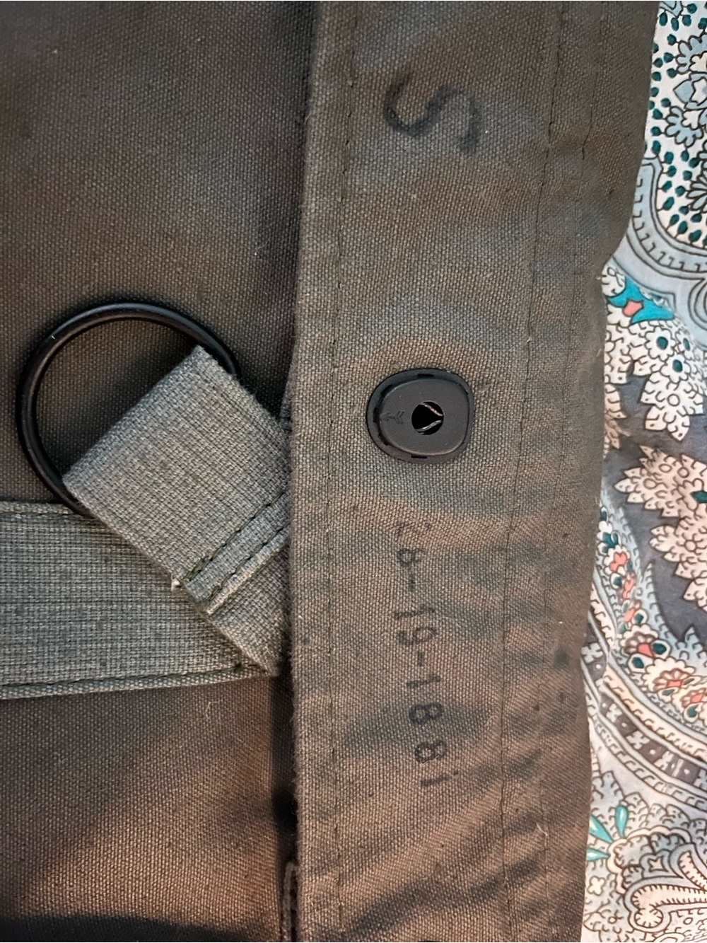 Military Issued Gas Mask Bag
